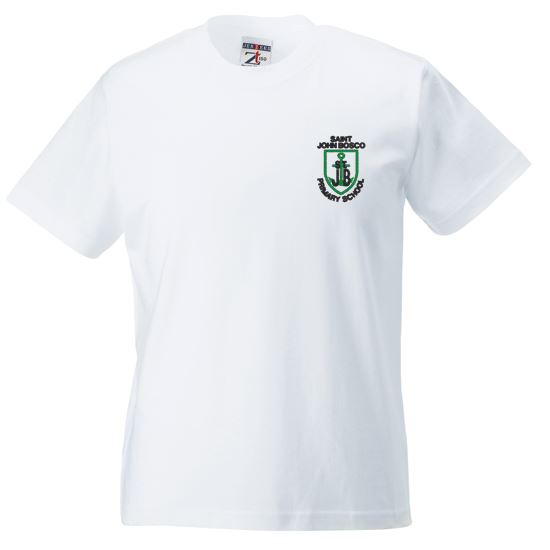 St John Bosco Primary Classic T-Shirt White