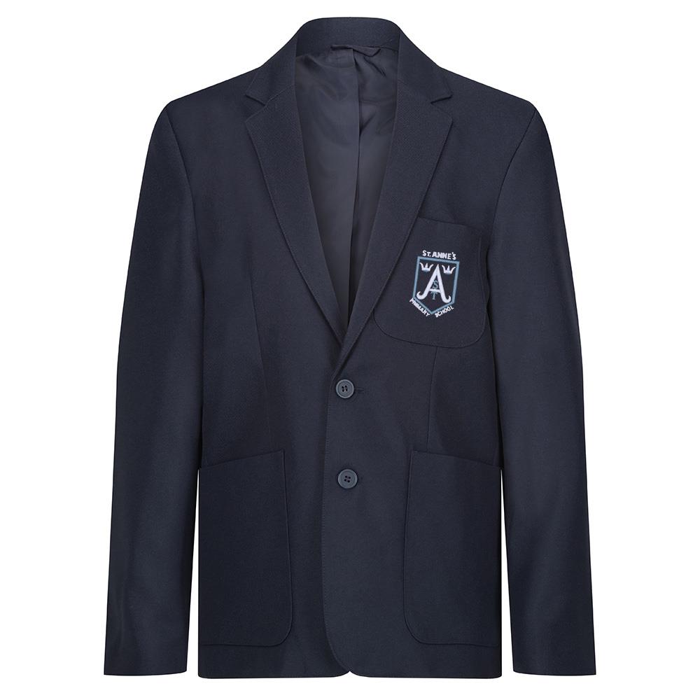 St Annes Primary Boys Poly Blazer Navy