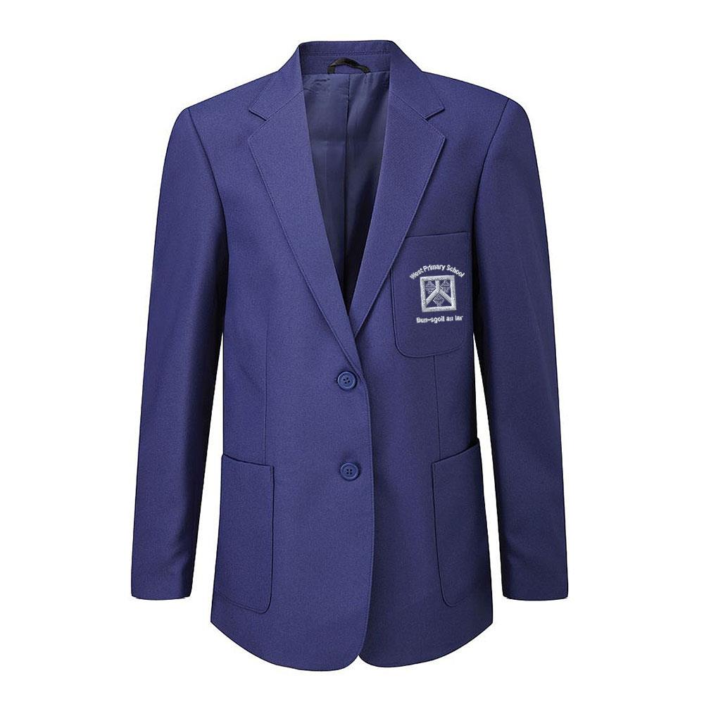 West Gaelic Primary Girls Poly Blazer Royal