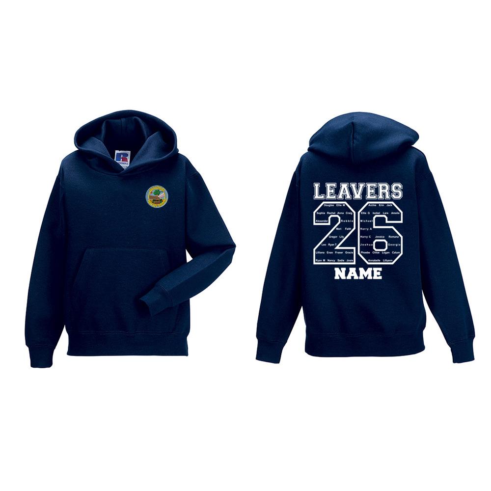 Milnathort Primary Leavers Hoodie Navy