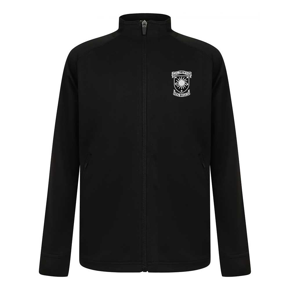 Dingwall Academy Tracksuit Top Black