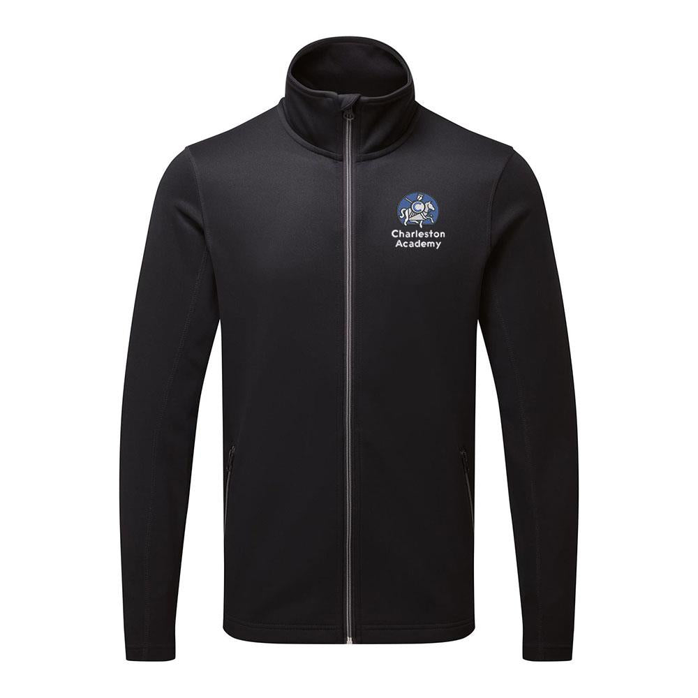 Charleston Academy Zip Through Jacket Black