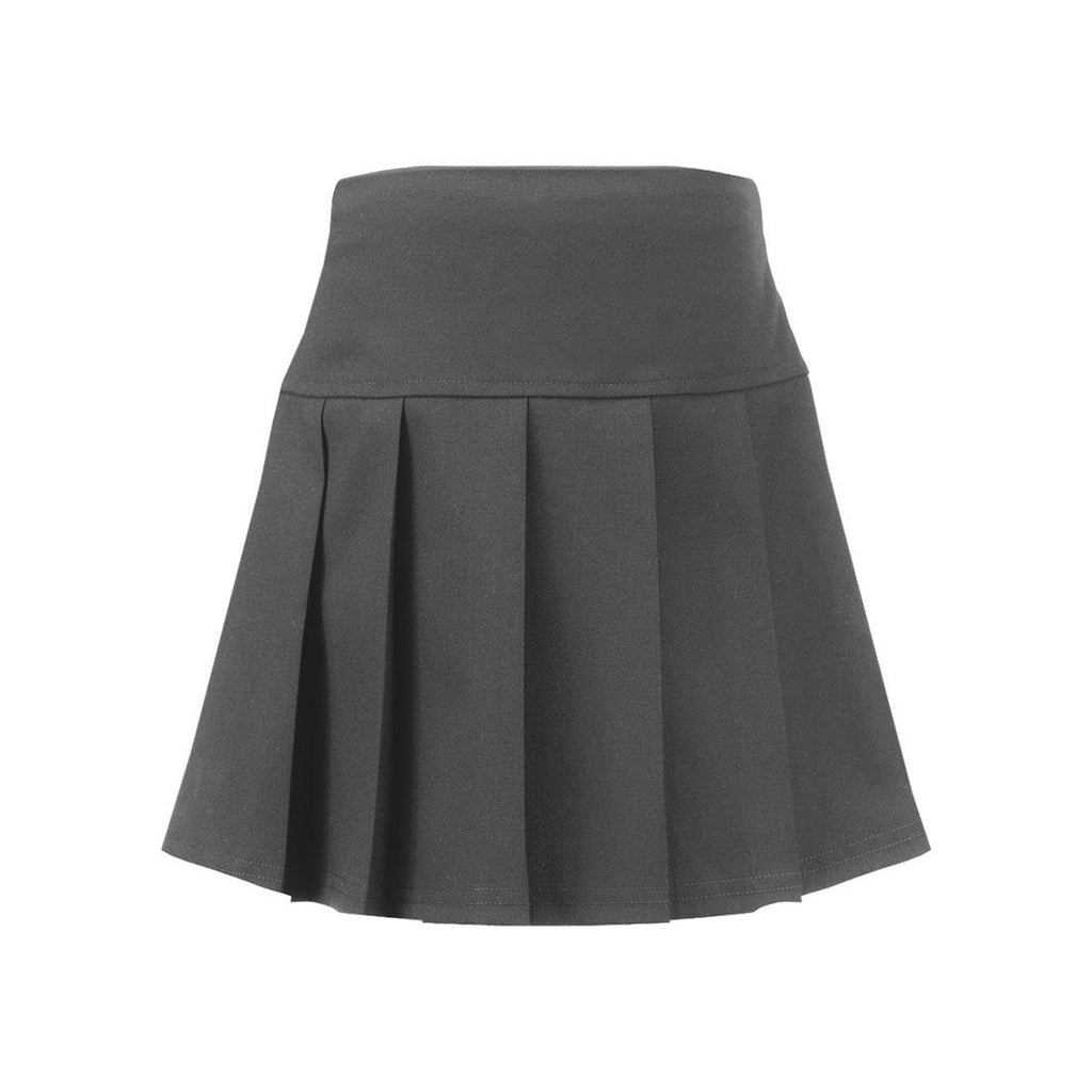 Banner Junior Girls Panel Full Pleated Skirt Grey