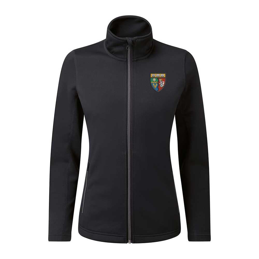 Fortrose Academy Ladies Zip Through Jacket Top Black