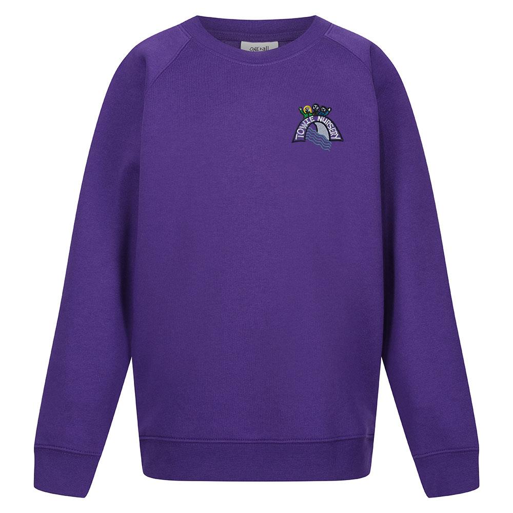 Towie Nursery Crew Neck Sweatshirt Purple
