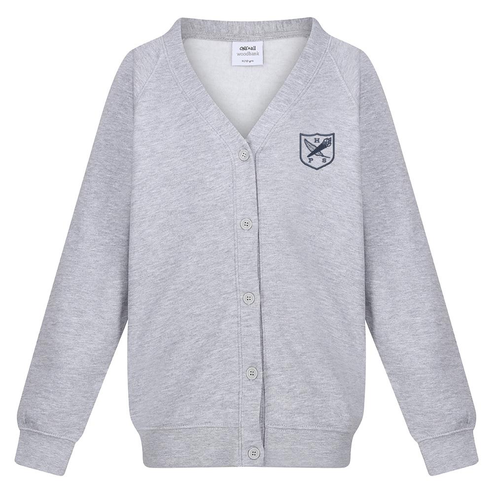 Hayocks Primary Sweat Cardigan Heather
