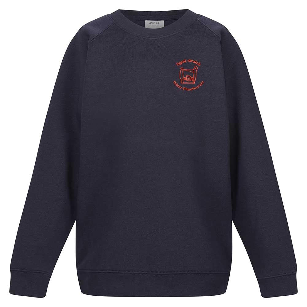 Dingwall Gaelic Nursery Crew Neck Sweatshirt Navy