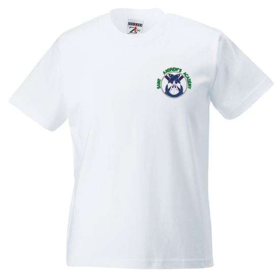 St Andrews Academy Senior Classic T-Shirt White