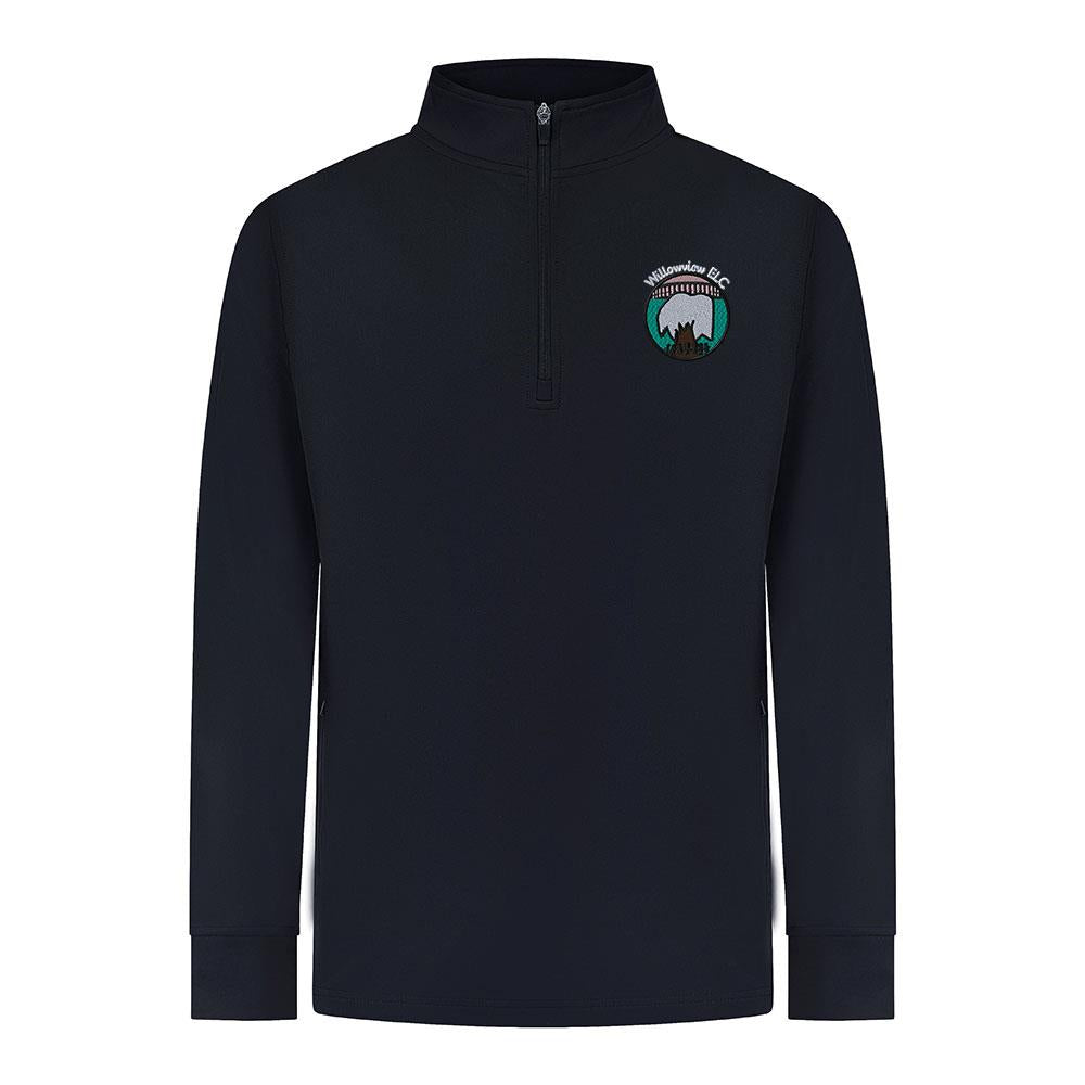 Willowview ELC Staff Smartflex Quarter Zip Navy