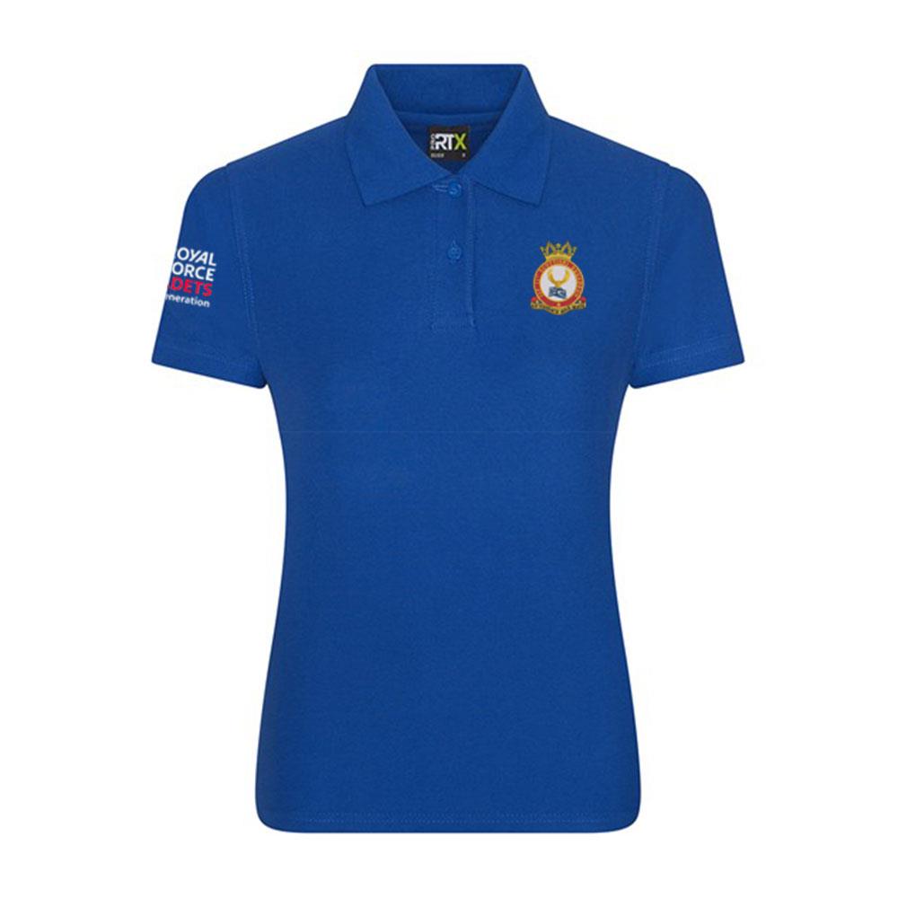 1st Scottish Squadron 32F Pro Ladies Poloshirt Royal