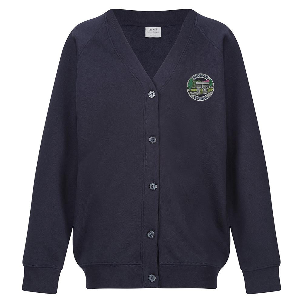 Midmar Primary Sweat Cardigan Navy