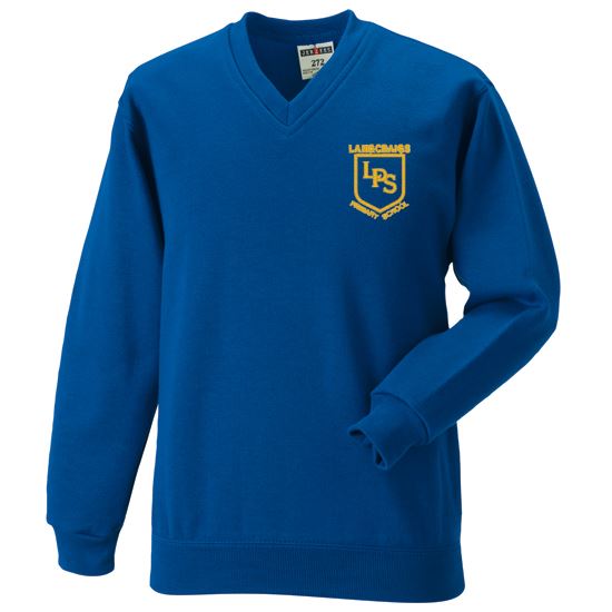 Langcraigs Primary V-Neck Sweatshirt Royal