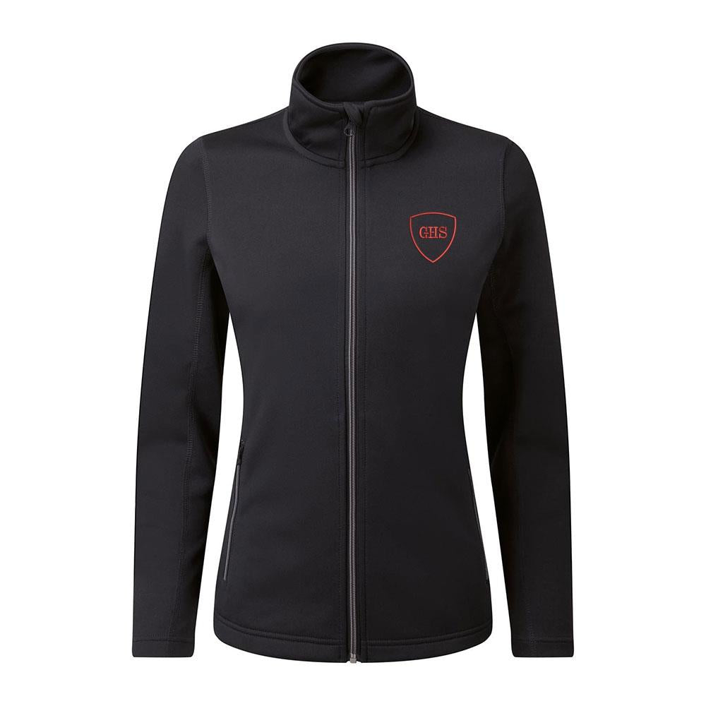 Golspie High Ladies Zip Through Jacket Black