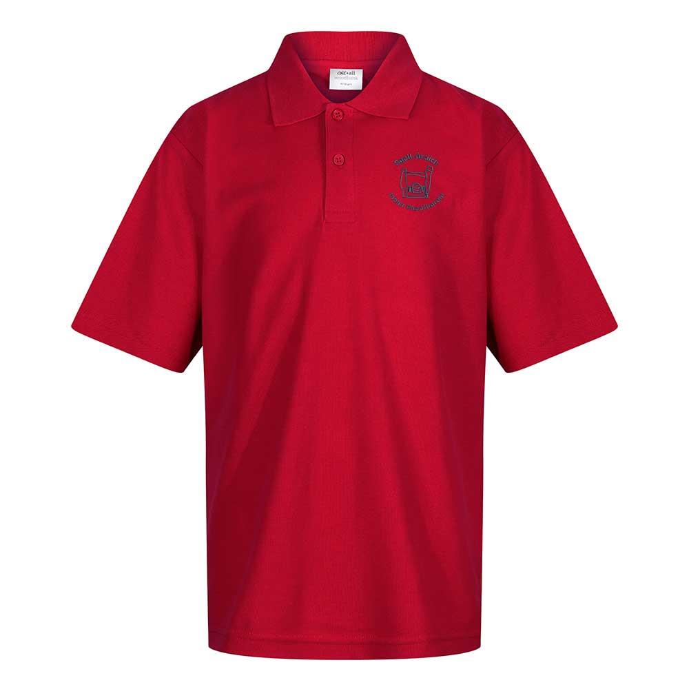 Dingwall Gaelic Nursery Poloshirt Red