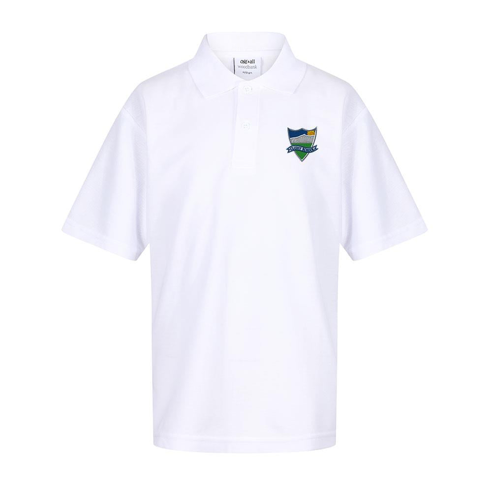 Cluny School Poloshirt White