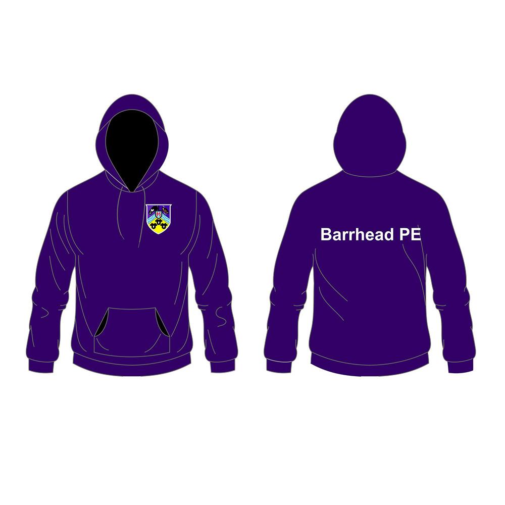 Barrhead High Hooded Sweatshirt Purple