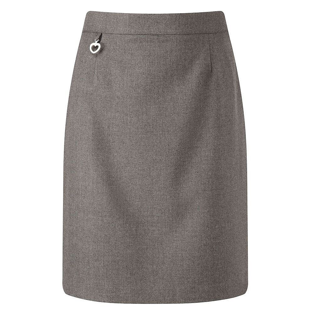 Amber A Line Junior Skirt Grey