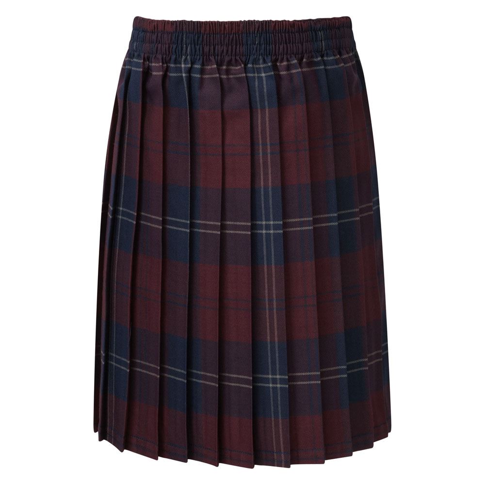 Burgundy shop knife skirt