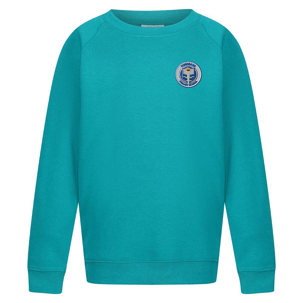 Fordbank Primary Crew Neck Sweatshirt Jade