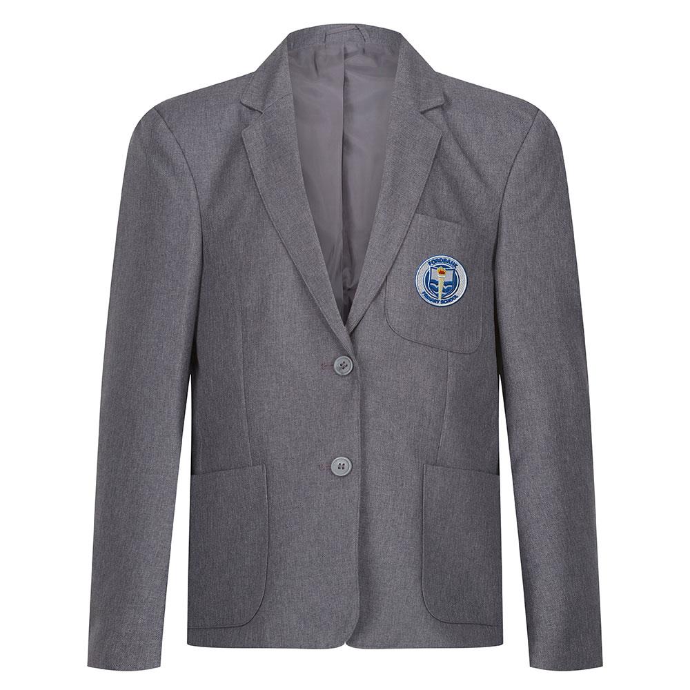 Fordbank Primary Girls Poly Blazer Grey