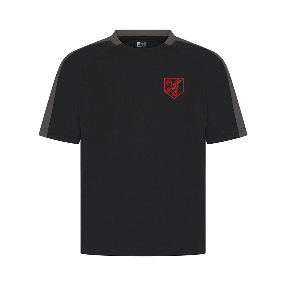Millbank Primary Smartflex T-Shirt Black/Grey