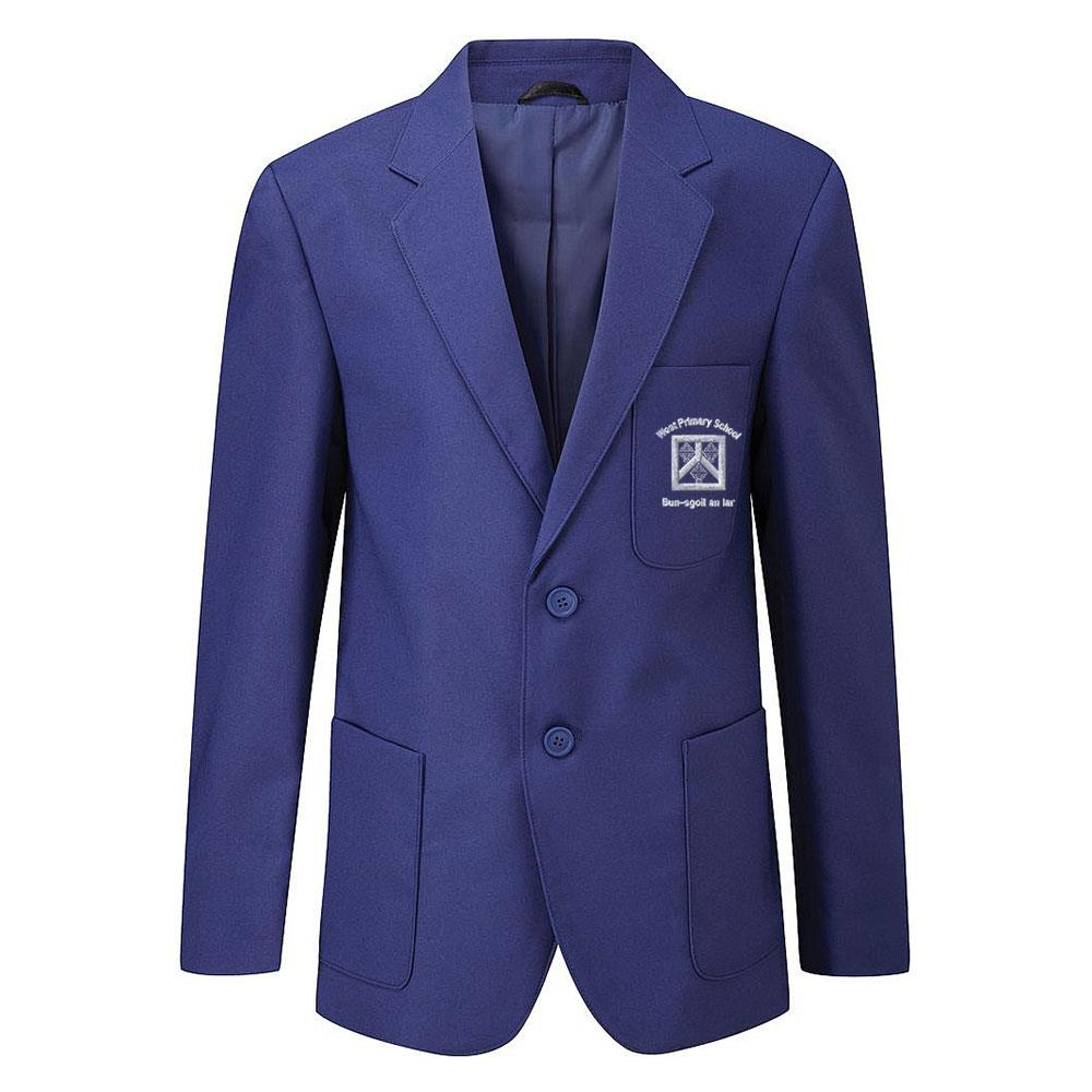 West Gaelic Primary Boys Poly Blazer Royal