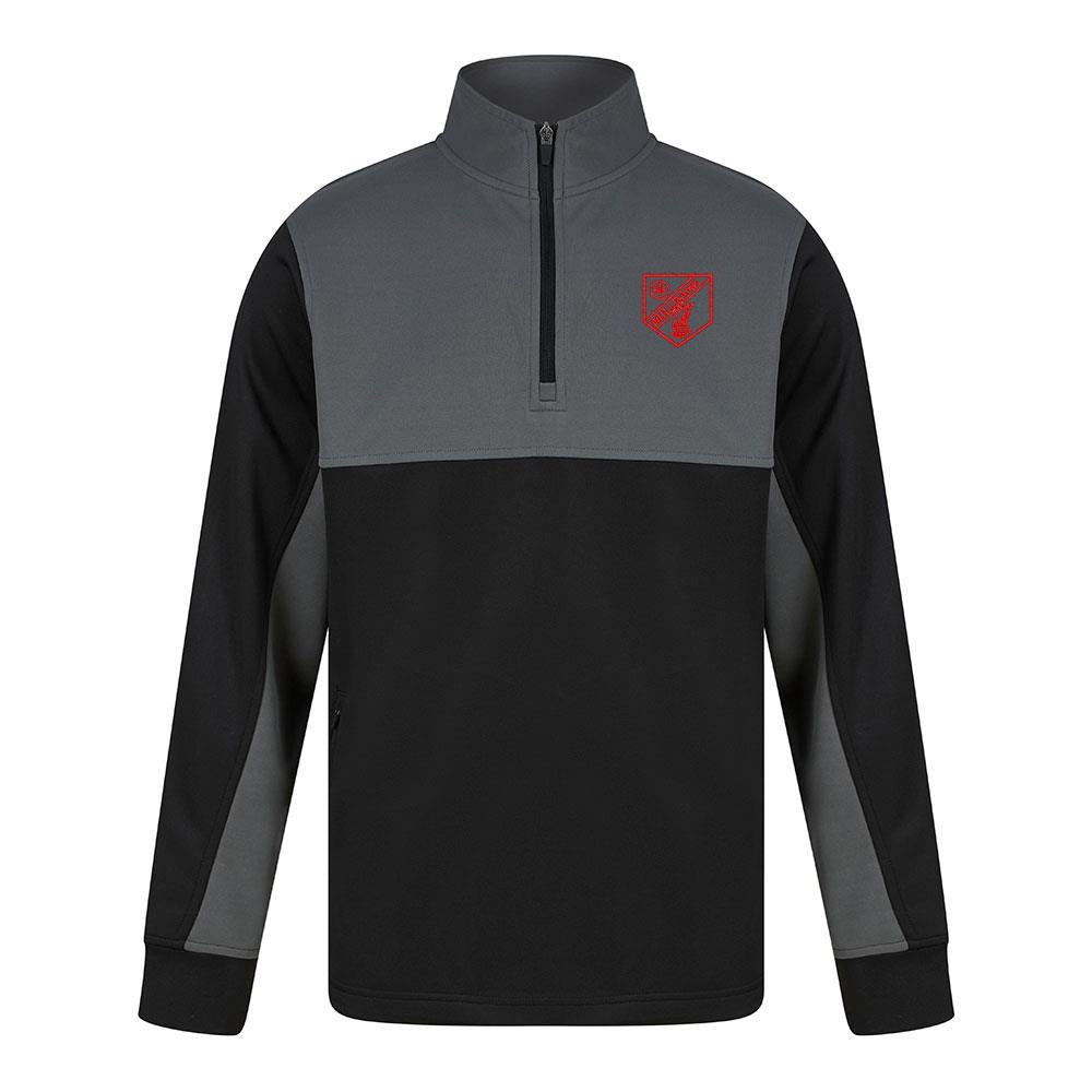 Millbank Primary Smartflex Quarter Zip Black/Grey