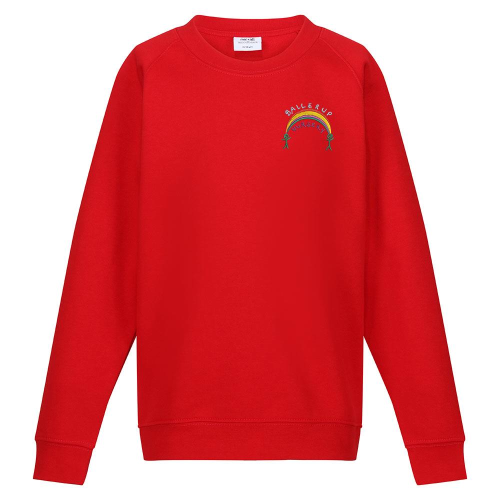 Ballerup Nursery Crew Neck Sweatshirt Red