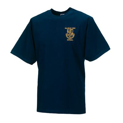 Hillhead High Classic T-Shirt Navy
