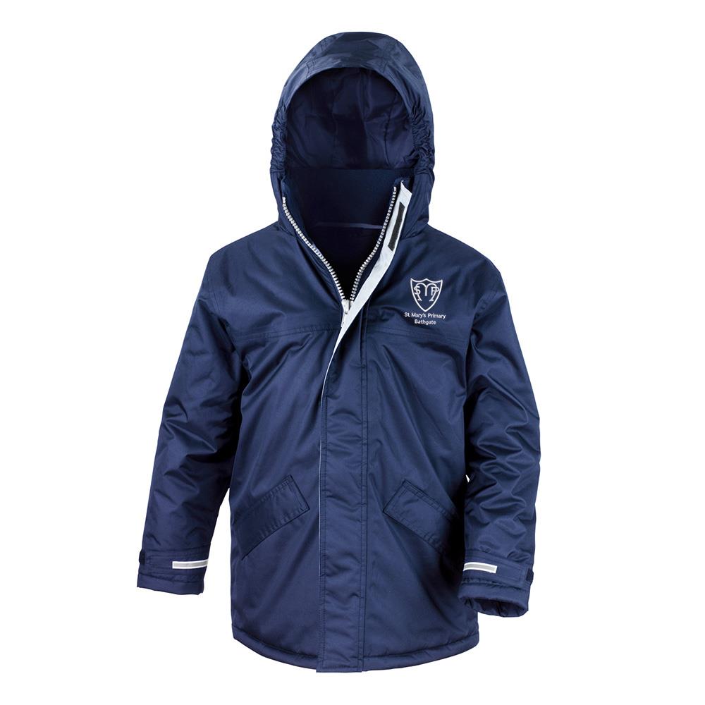 St Marys Primary Bathgate Core Kids Winter Parka Navy