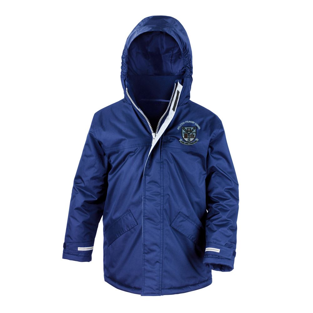 Galston Primary Core Kids Winter Parka Royal – Schoolwear Made Easy