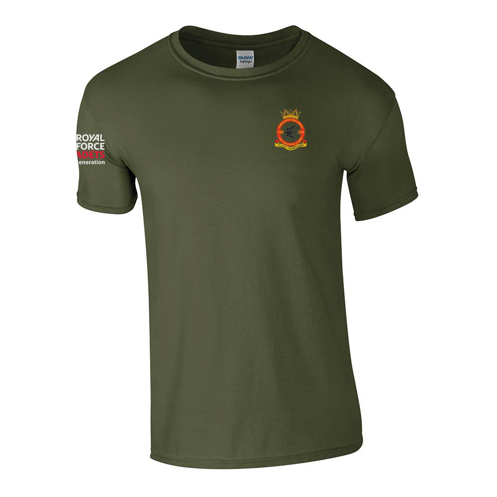 Johnstone Squadron 1701 Cotton T-Shirt Military Green