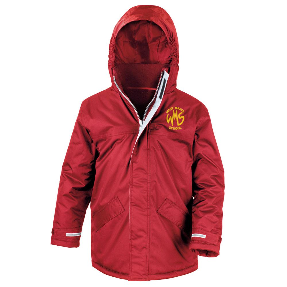 West Mains Core Kids Winter Parka Red