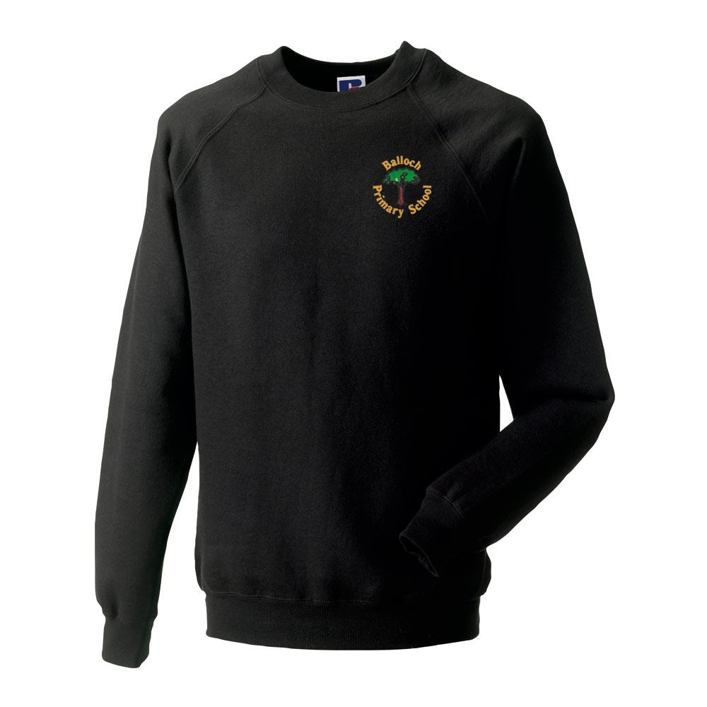 Balloch Primary Crew Neck Sweatshirt Black (Primary 7)