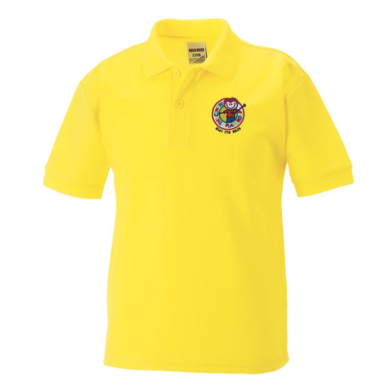 Centre Pre-School Poloshirt Yellow
