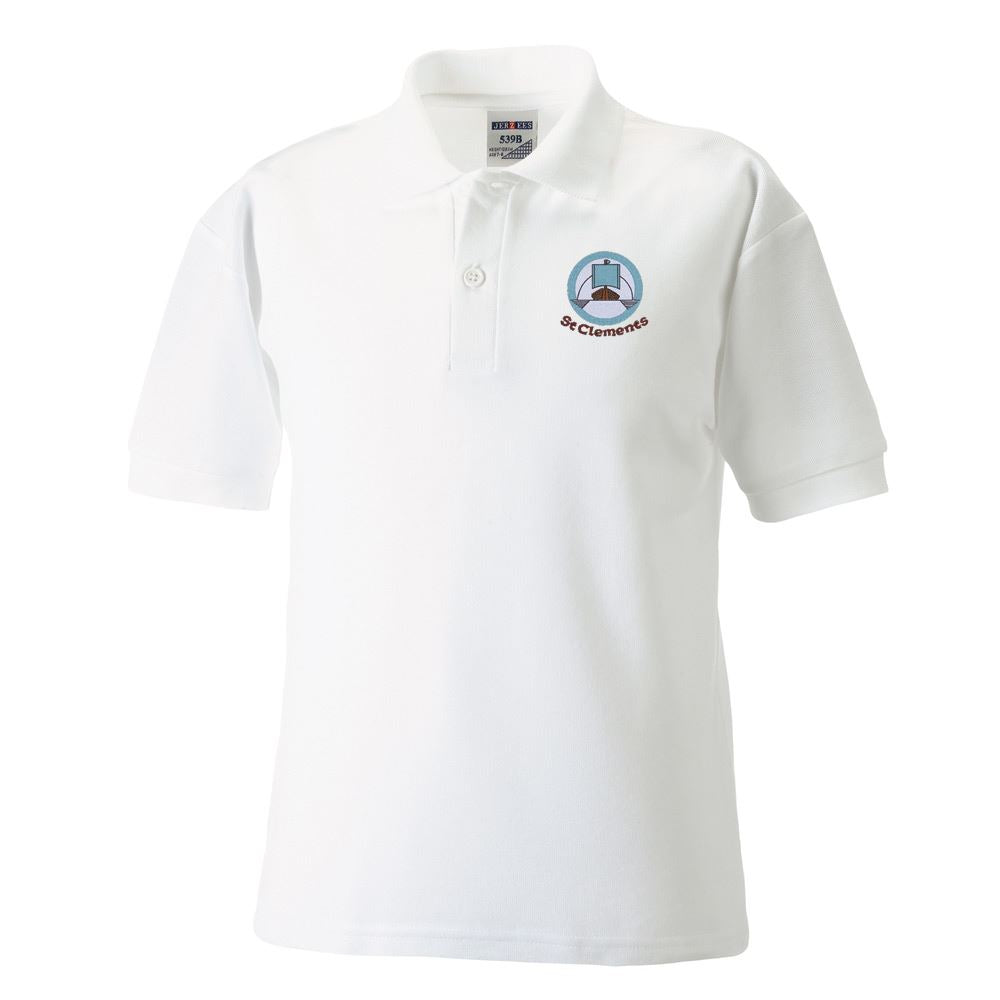 St Clements Primary Poloshirt White