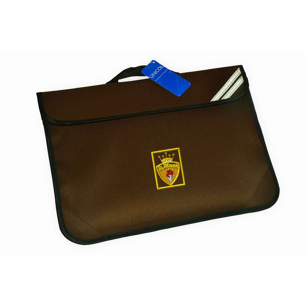 St Blanes Primary Book Bag Brown