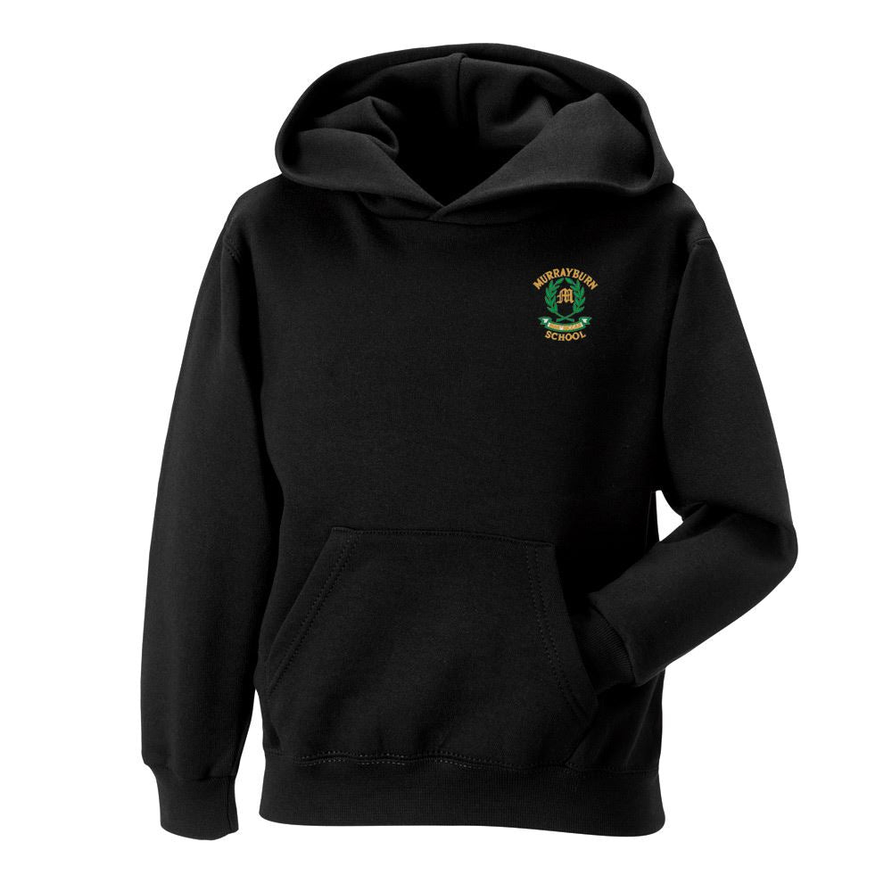 Murrayburn Primary Hooded Sweatshirt Black (Primary 7)