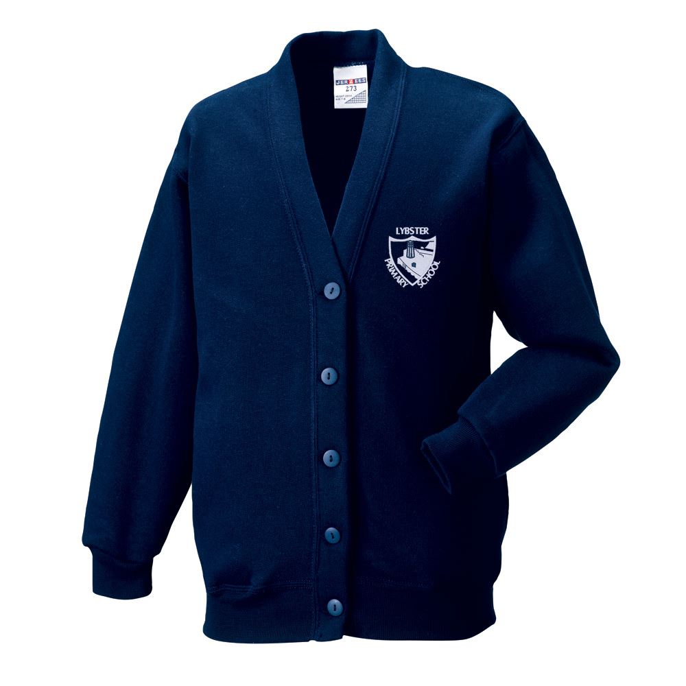 Lybster Primary Sweat Cardigan Navy