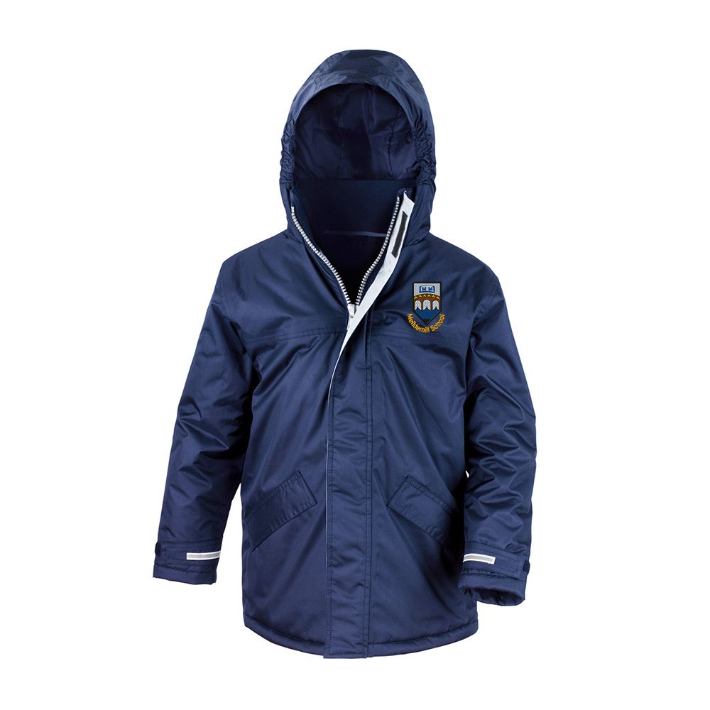 Meiklemill Primary Core Kids Winter Parka Navy