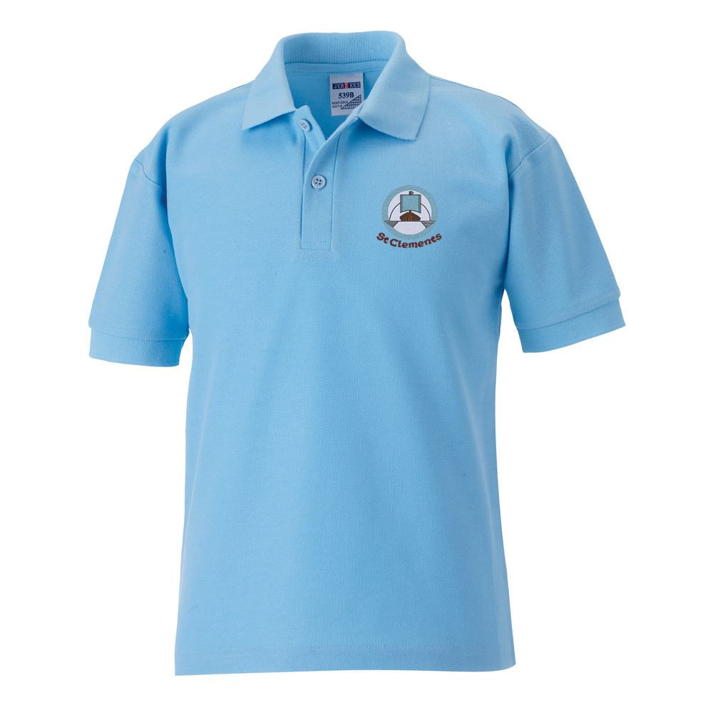 St Clements Primary Poloshirt Sky