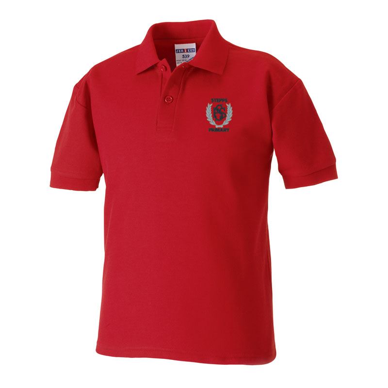 Stepps Primary Poloshirt Red