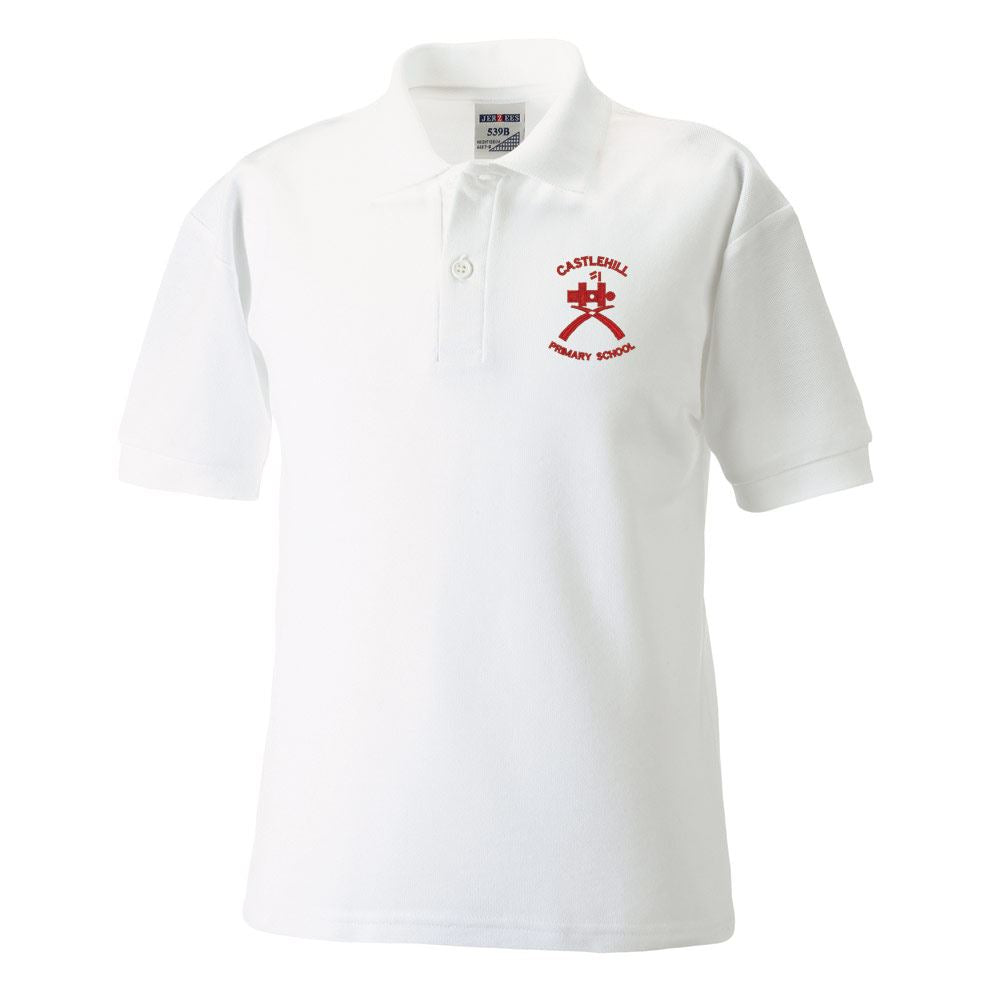 Castlehill Primary Poloshirt White