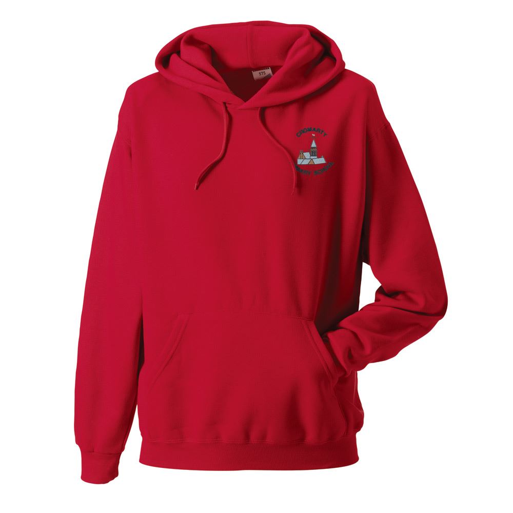 Cromarty Primary Hooded Sweatshirt Classic Red
