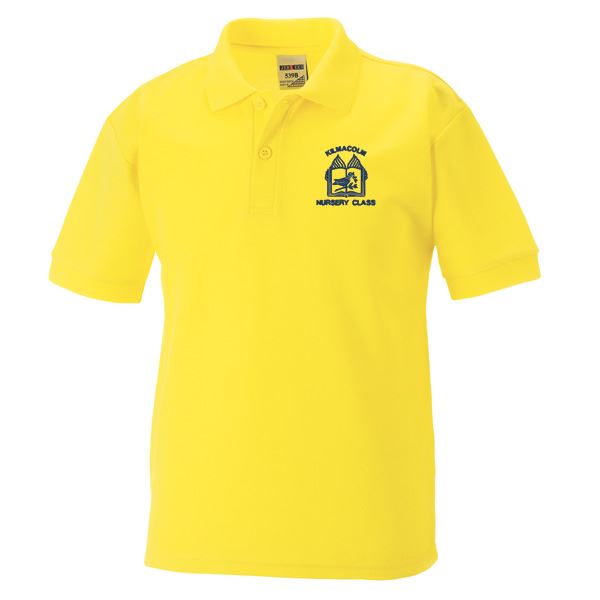 Kilmacolm Nursery Poloshirt Yellow