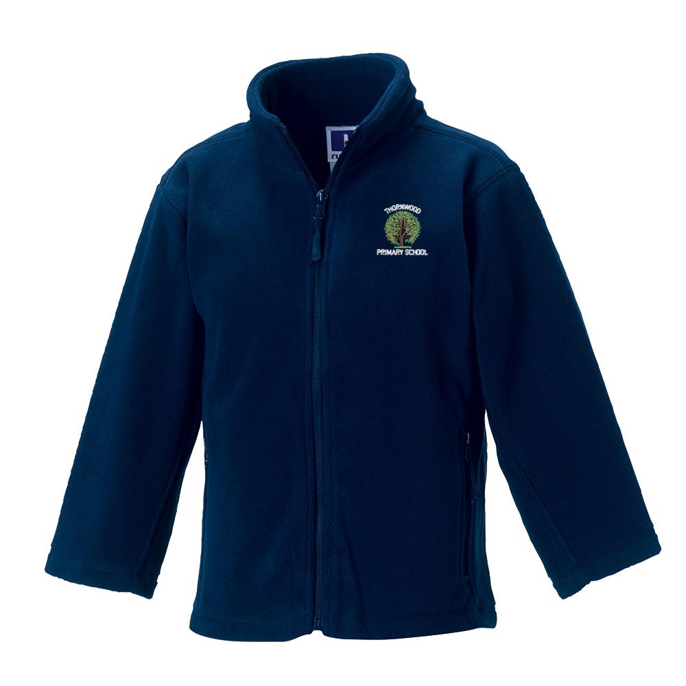 Thornwood Primary Outdoor Fleece Navy – Schoolwear Made Easy