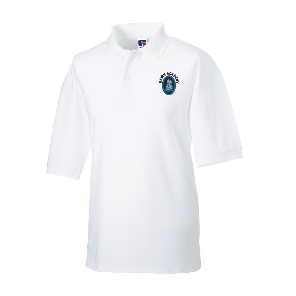 Nairn Academy Poloshirt White