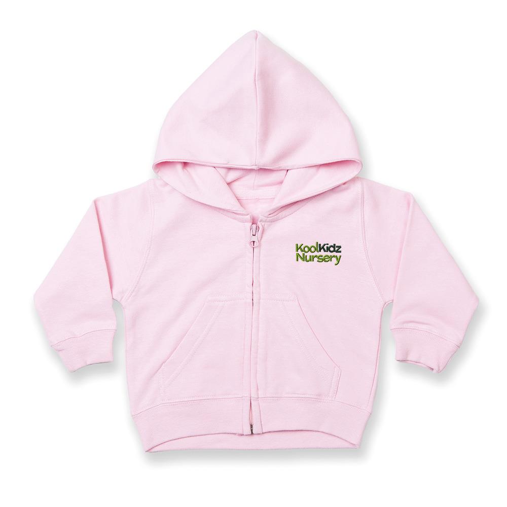 Kool Kidz Nursery Baby/Toddler Zipped Hoodie Pink