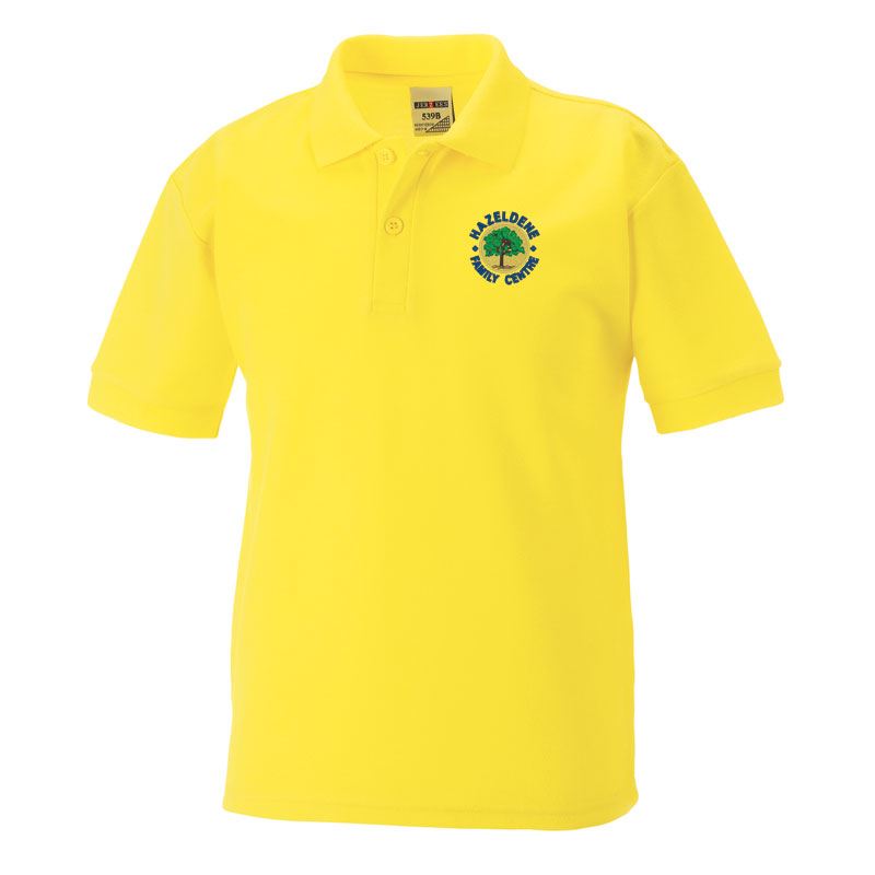Hazeldene Family Centre Poloshirt Yellow