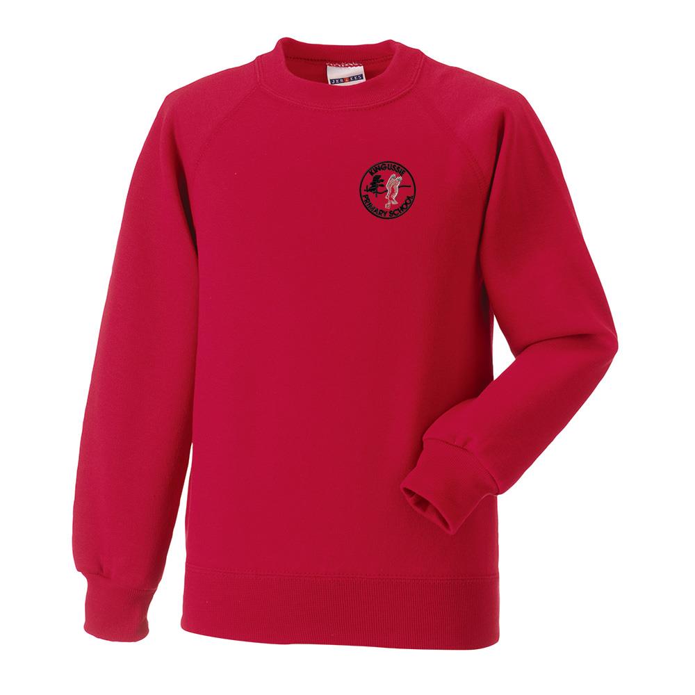 Kingussie Primary Crew Neck Sweatshirt Classic Red